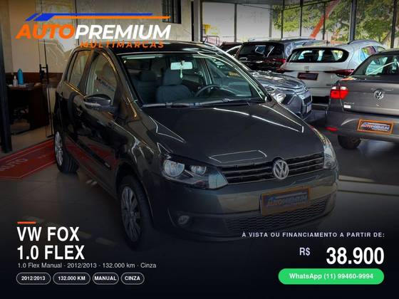 VOLKSWAGEN FOX 1.0 MI 8V FLEX 4P MANUAL VOLKSWAGEN FOX 1.0 MI 8V FLEX 4P MANUAL